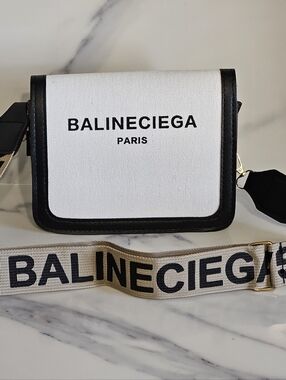 NWT - White Balenciega Mini Crossbody Bag